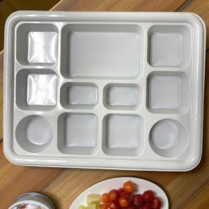 PLASTIC-11 COMPARTMENT 11 COMPARTMENT PLASTIC PLATE 200/CS
