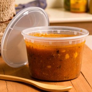 EHDC16C- HEAVY DUTY DELI CONTAINERS EMPRESS 16OZ CLEAR COMBO PACK (240CT)