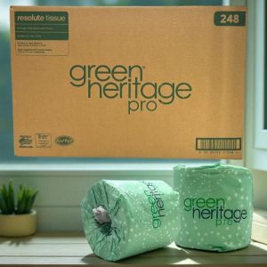 GREEN  HERITAGE PRO BATH  TISSUE  4" X 3.1" 2-Ply 400 / ROLL (96/CS)